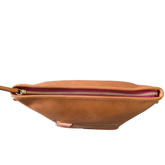 Dooney & Bourke Florentine Small Hobo Crossbody Bag Natural Leather NWT 8L1860 - Picture 12 of 16